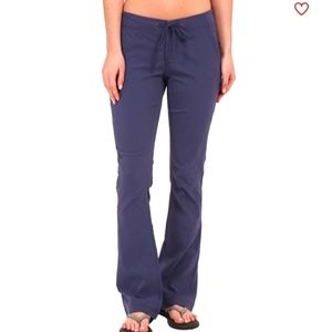 COLUMBIA Anytime Outdoor Boot Cut Pant Size 14 Navy Blue